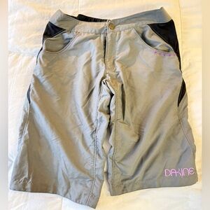 Dakine Women's MTB Shorts in Gray and Black
